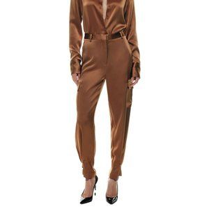 Aritzia Babaton Silky Satin Cargo Pant size 4